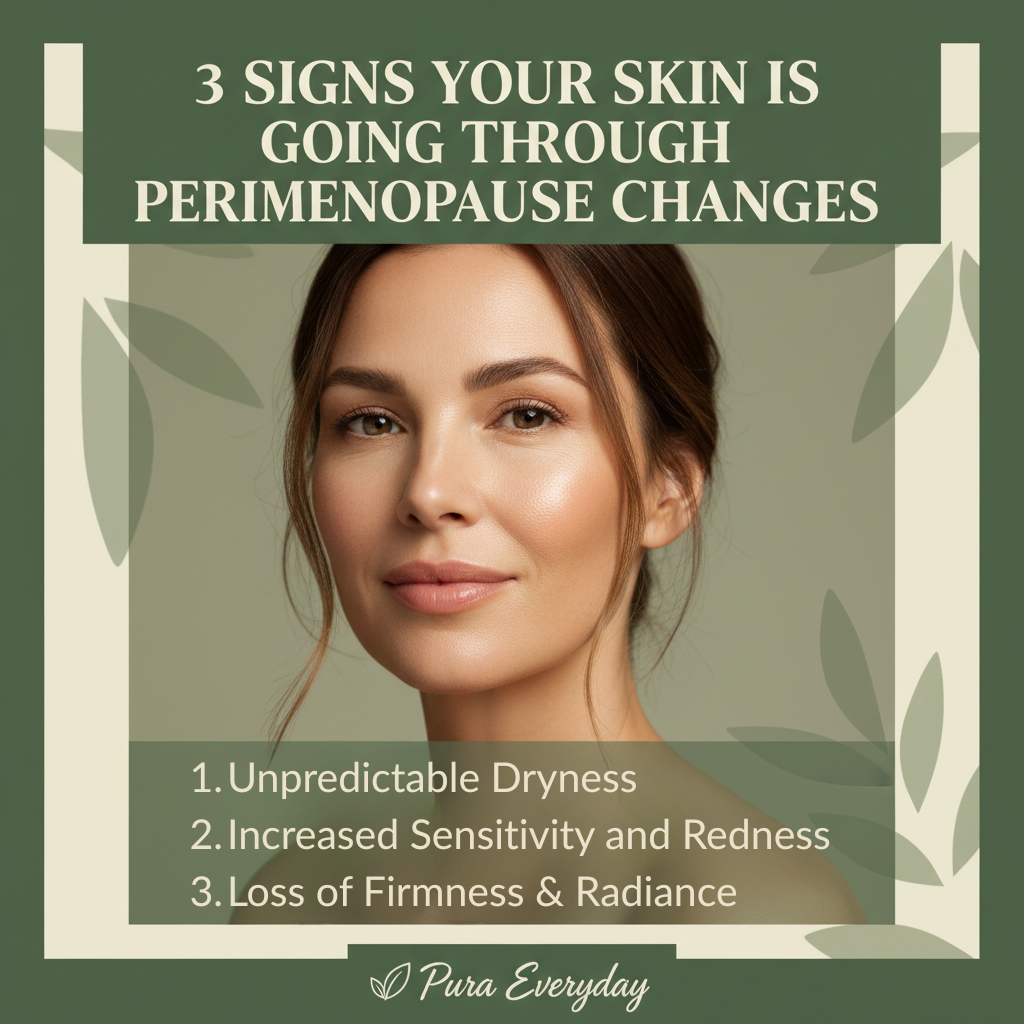 3 Signs Your Skin Is Going Through Perimenopause Changes