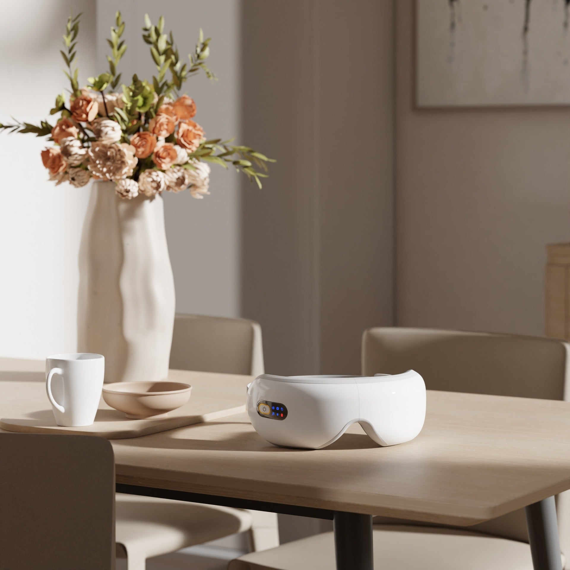 EyeUnwind Eye Massager — Heat, Compression & Bluetooth Relief