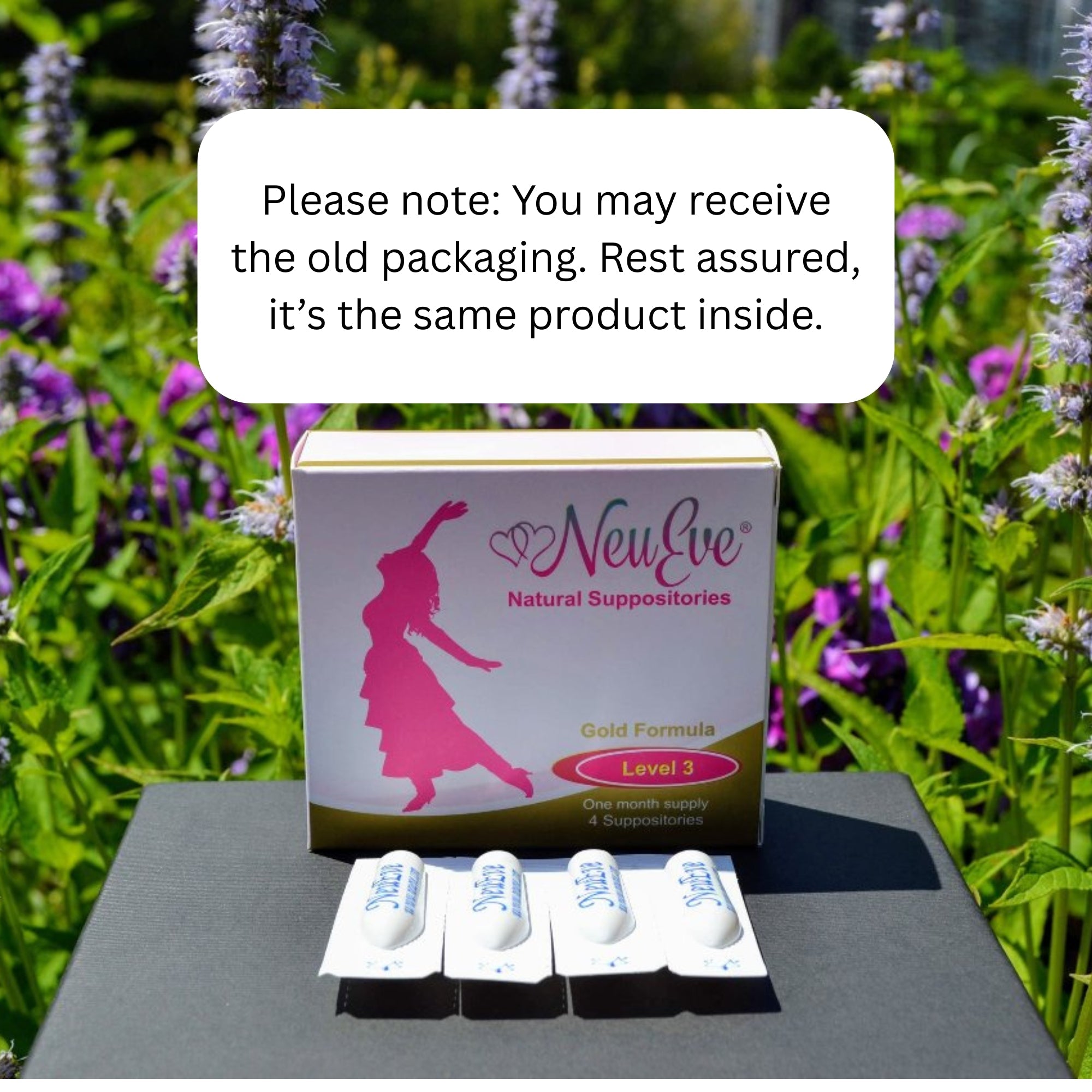 NeuEve Gold | Strongest Natural Vaginal Suppository for Dryness & Odor