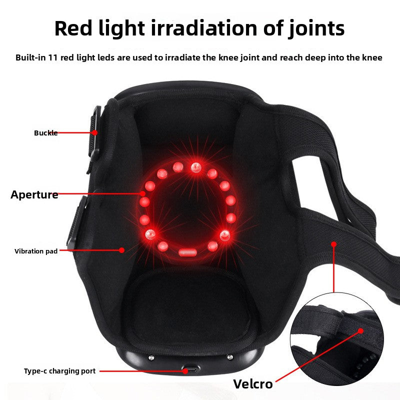 KneeRelief Pro — Heated Knee Massager with Red Light Therapy
