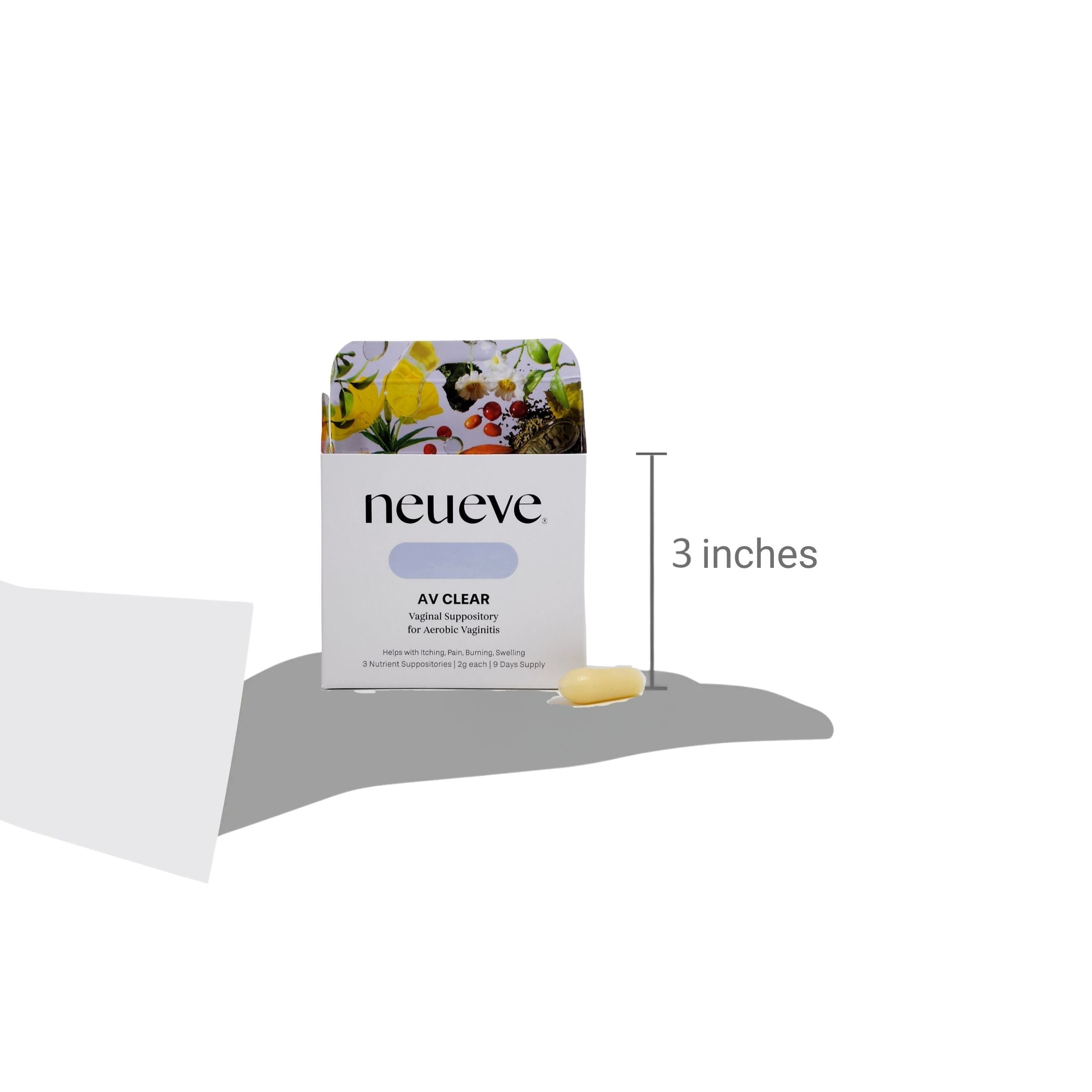 NeuEve AV Clear | Natural Vaginal Suppository for Aerobic Vaginitis Relief