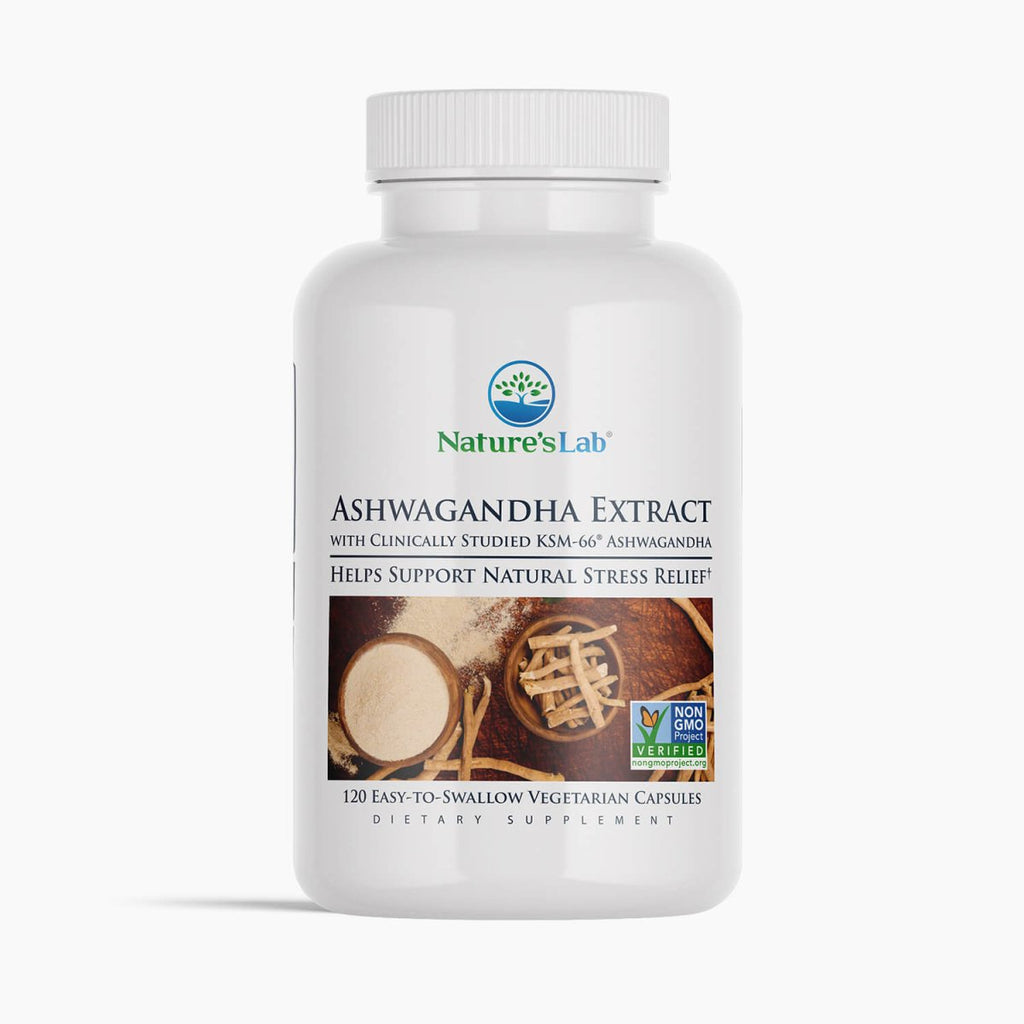 Nature's Lab KSM-66® Ashwagandha Extract — 120 Capsules (2-Month Supply)
