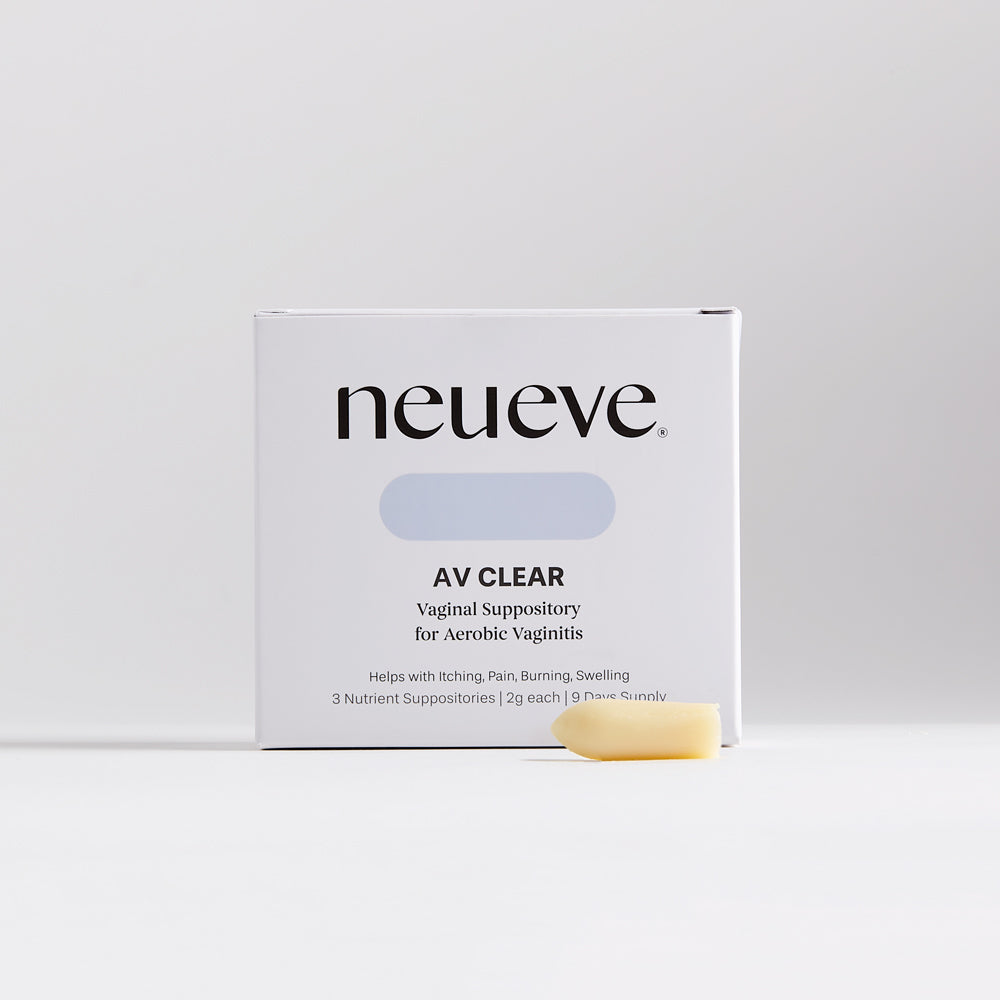 NeuEve AV Clear | Natural Vaginal Suppository for Aerobic Vaginitis Relief