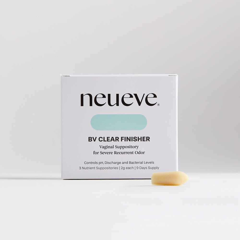 NeuEve BV Clear Finisher | Natural Vaginal Suppository for Stubborn BV