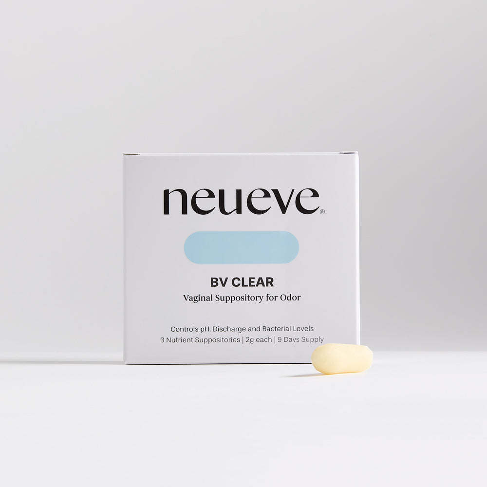 NeuEve BV Clear | Natural Vaginal Suppository for Bacterial Vaginosis