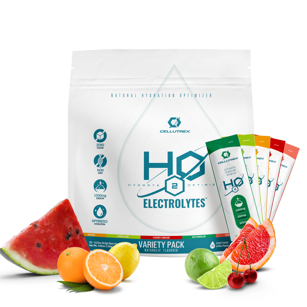 H2O Electrolytes™ Variety Pack — 20 Count Zero Sugar Hydration Powder