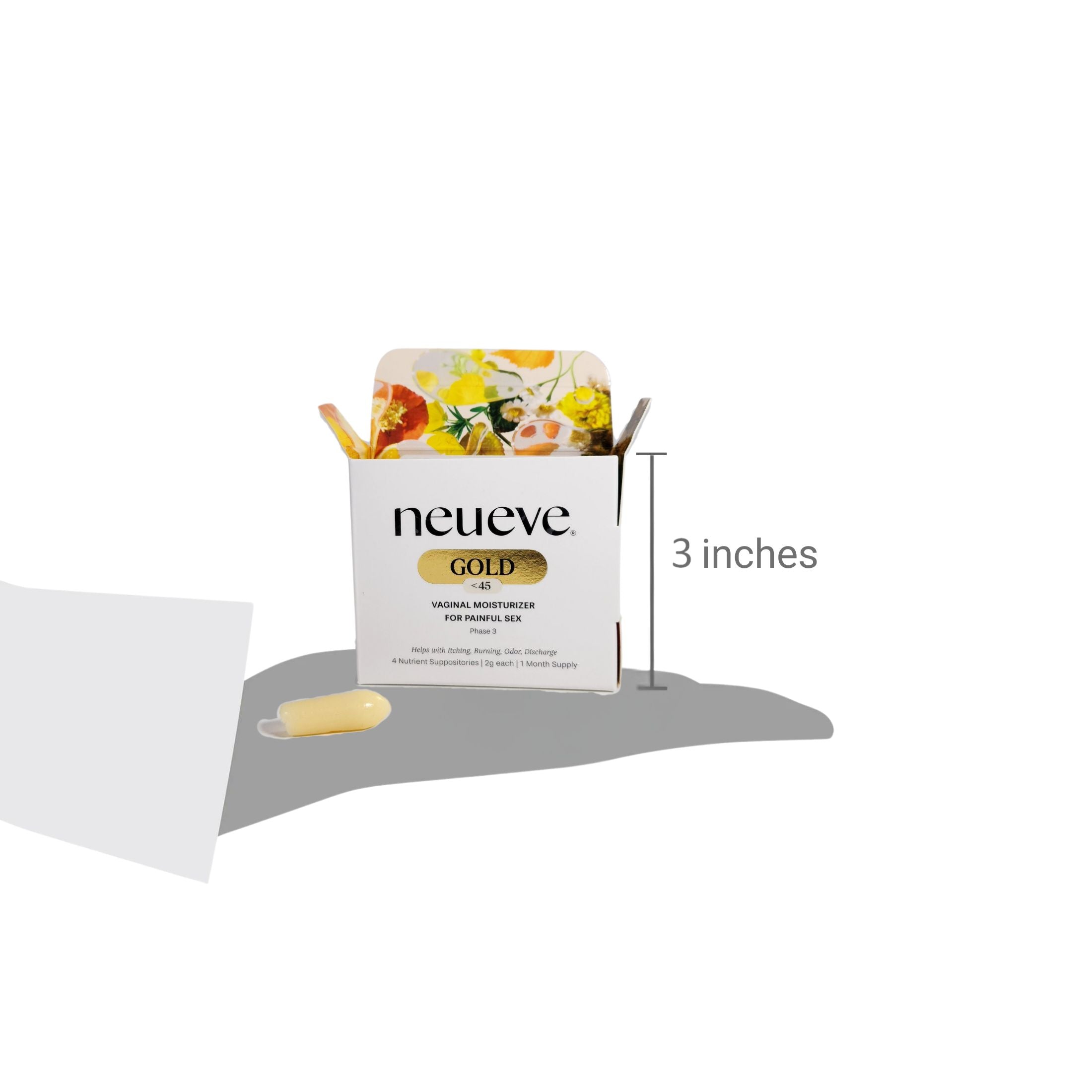NeuEve Gold | Strongest Natural Vaginal Suppository for Dryness & Odor