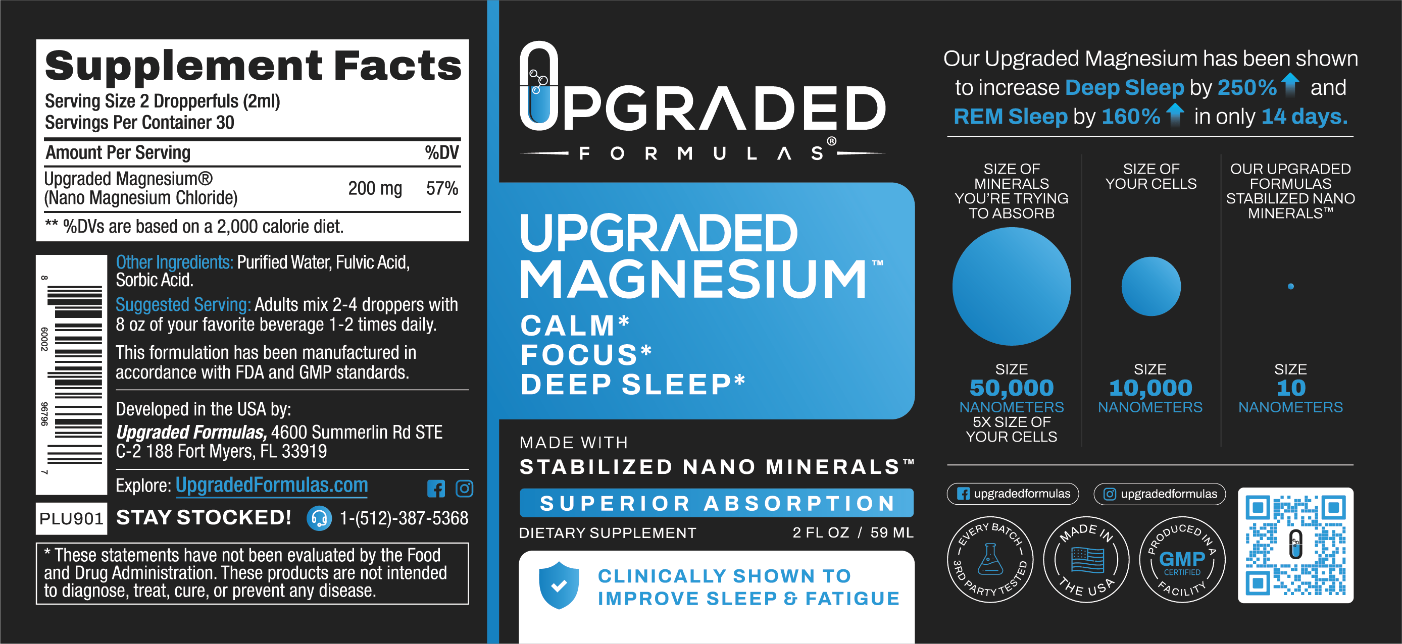 Upgraded Magnesium Liquid — Sleep, Calm & Focus Support