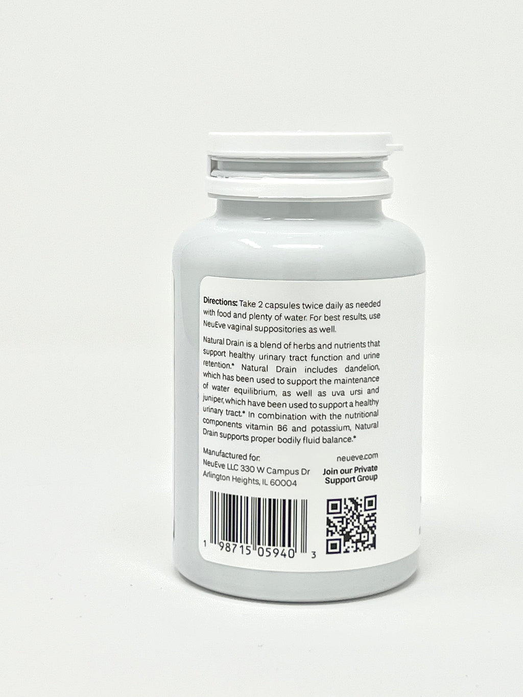 NeuEve Natural Drain | Supplement for Urine Retention & Bloating Relief