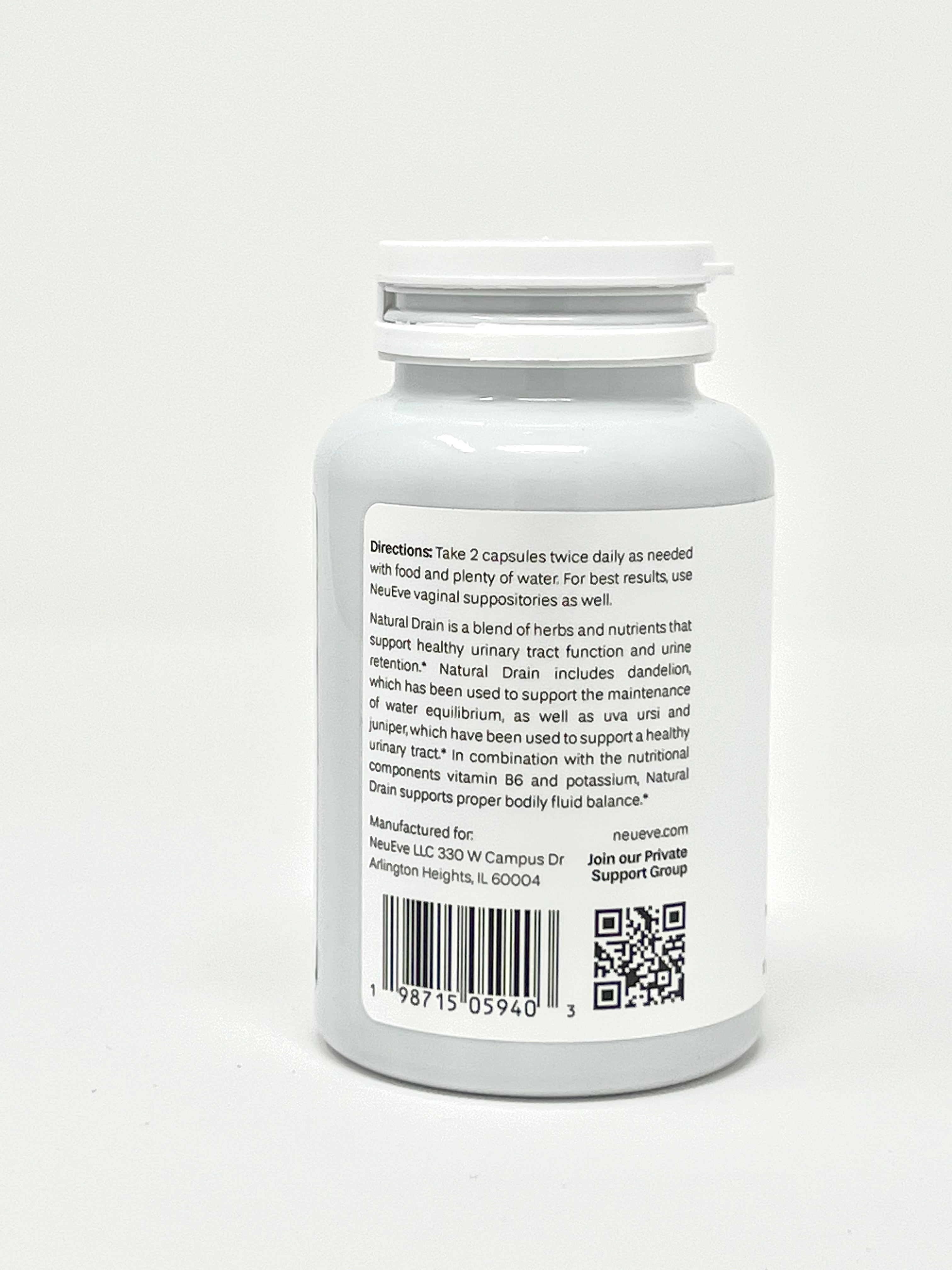 NeuEve Natural Drain | Supplement for Urine Retention & Bloating Relief
