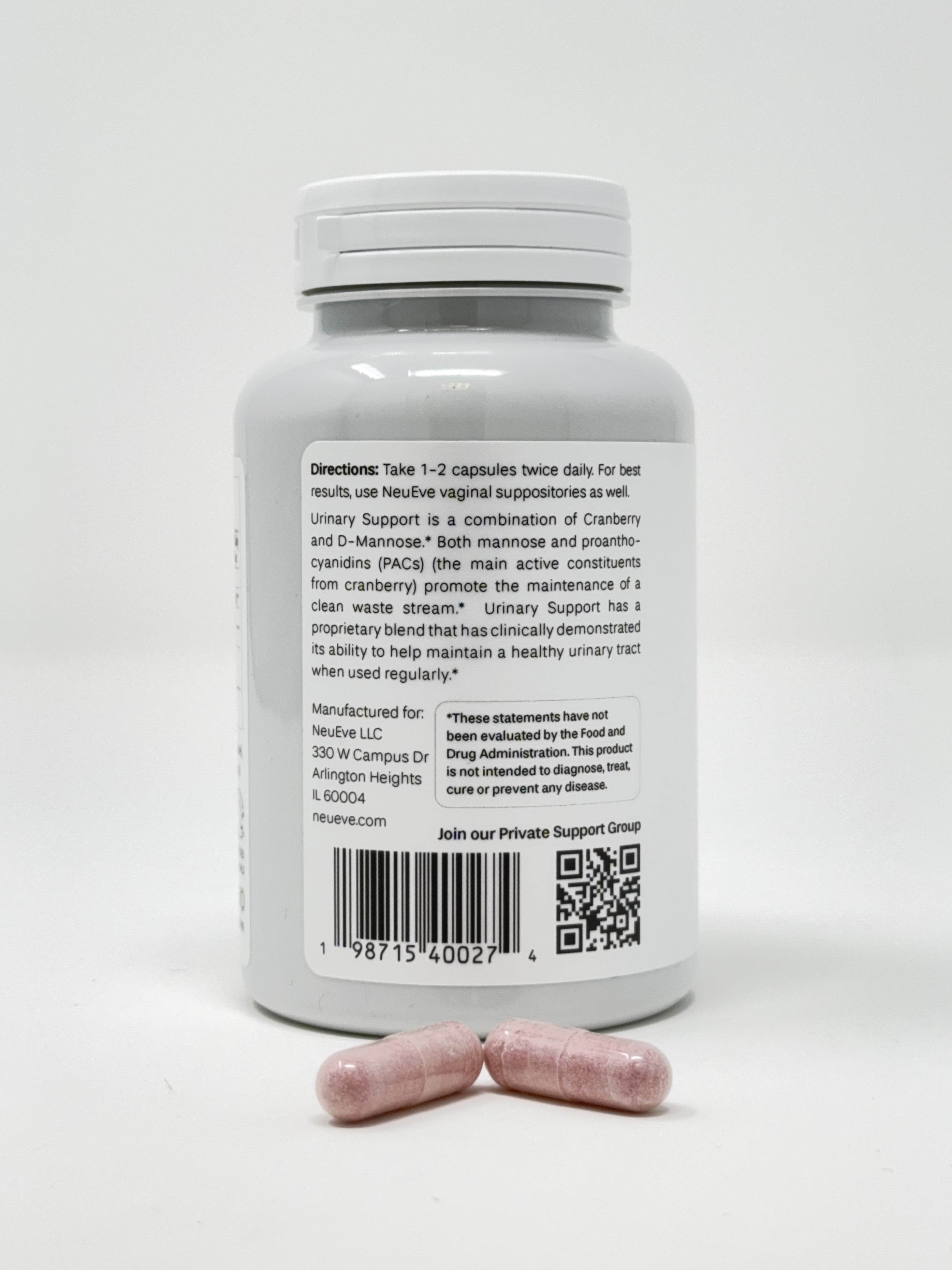 NeuEve Urinary Support | Natural UTI Defense with Cranberry & D-Mannose