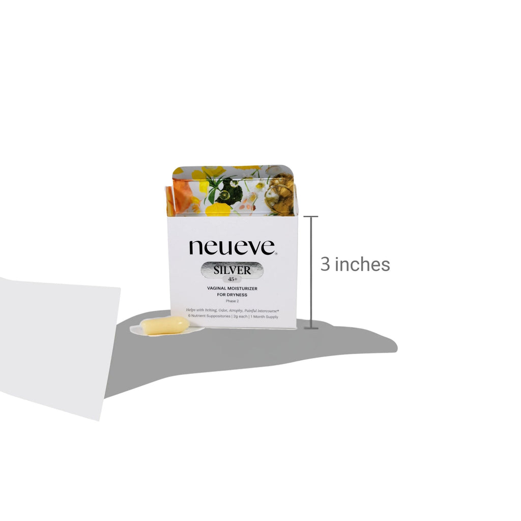 NeuEve Silver | Natural Vaginal Suppository for Dryness & Discomfort