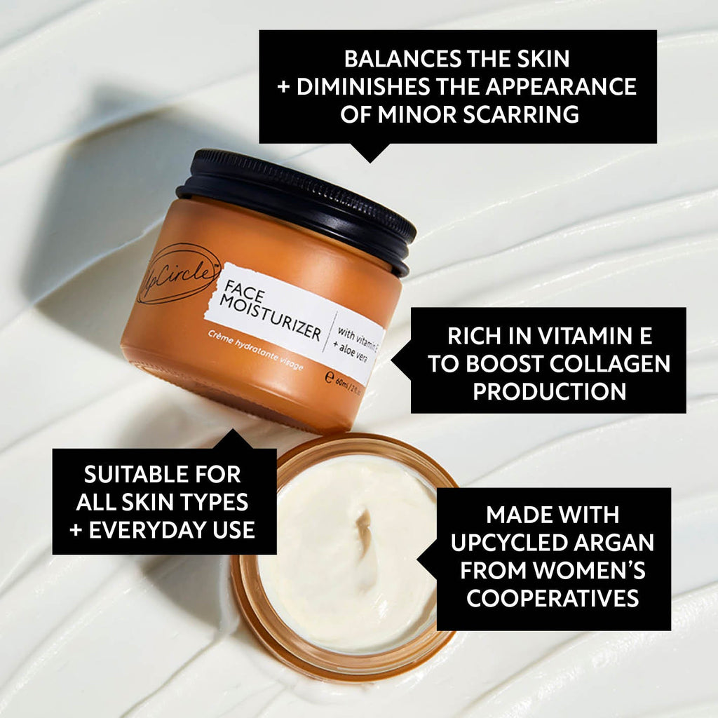 Face Moisturizer with Vitamin E — 3x Award Winner | Travel Size