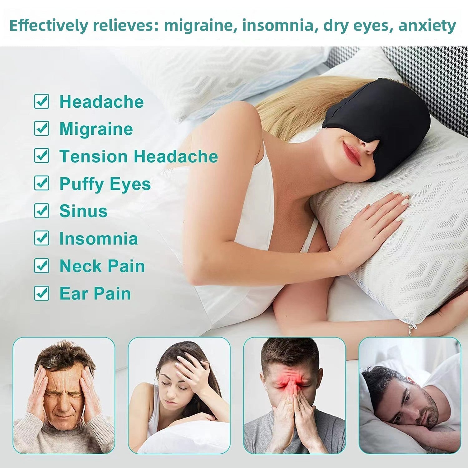 ThermaGel Relief Wrap — Hot & Cold Migraine & Tension Relief