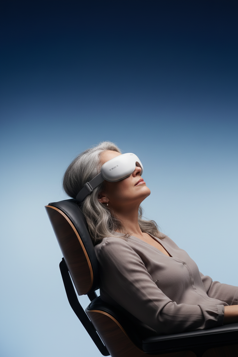 Woman with EyeUnwind